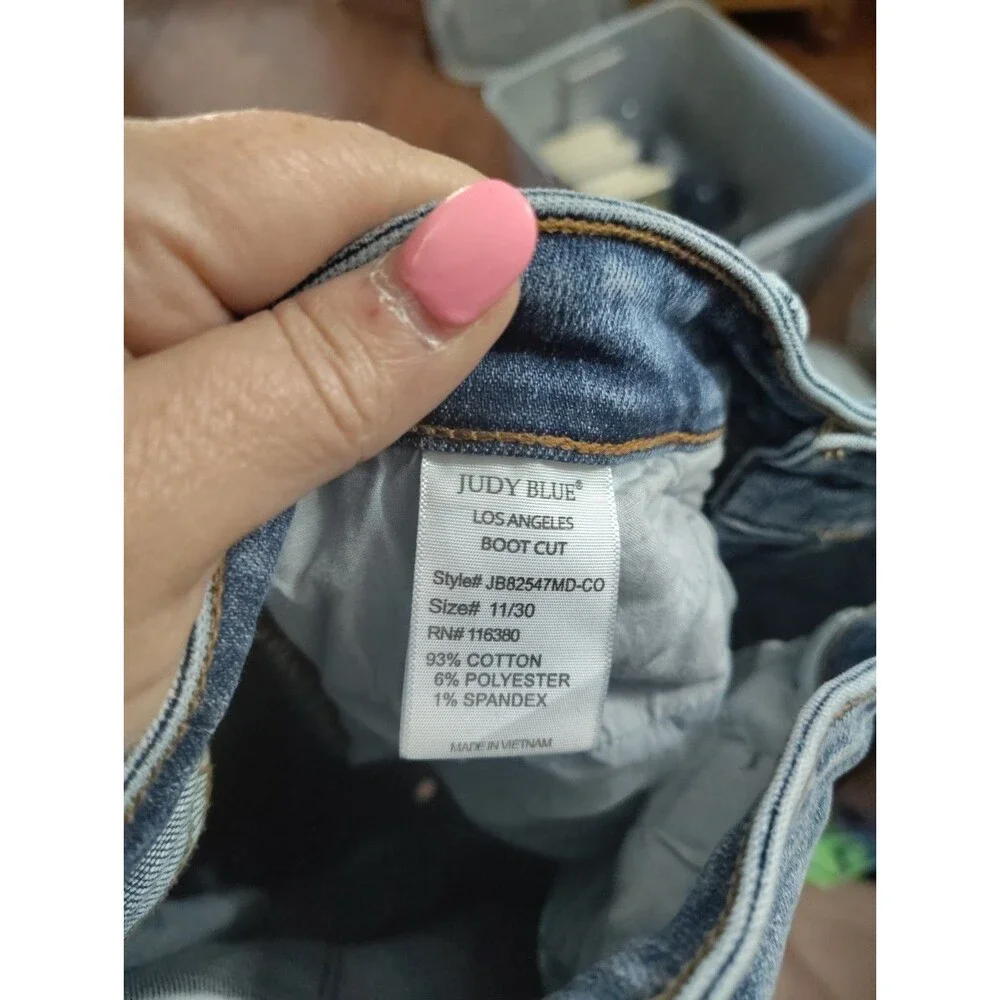 Judy Blue Bootcut Jeans Women’s 11/30 Denim Medium Wash Cowgirl Rodeo
